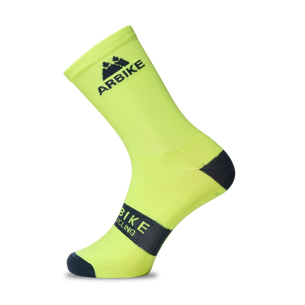 Calcetines PRSOCKS Amarillo Fluor / Azul Marino