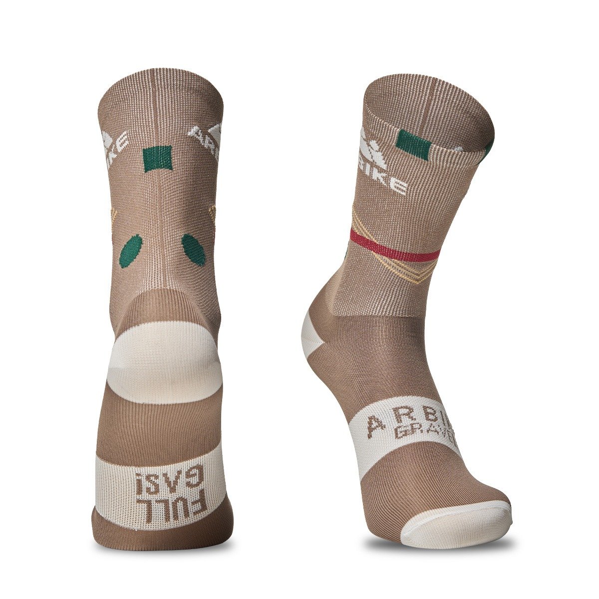 Alternative view of Calcetines PRSOCKS Gravel Marrones