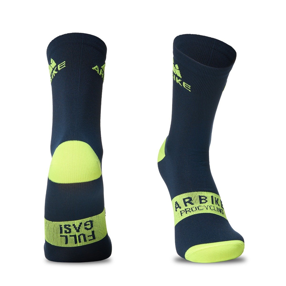 Alternative view of Calcetines PRSOCKS Azul Marino / Amarillo Fluor