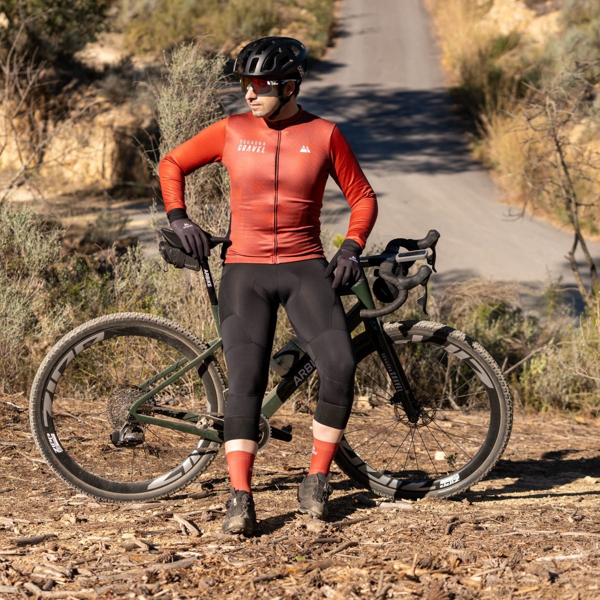 Alternative view of Maillot Squadra Gravel Granate