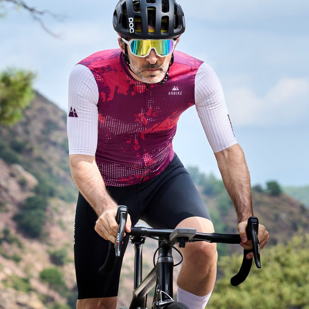 Maillot Dot Series Red/Berries